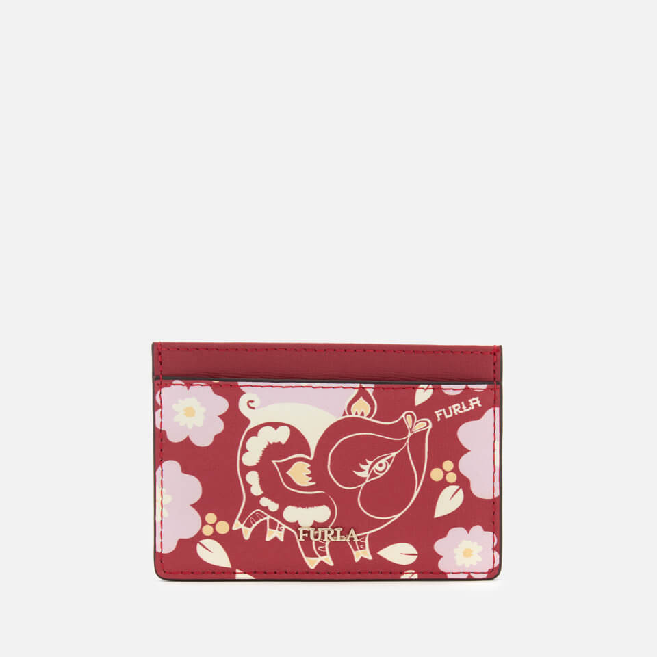 Furla Women's Babylon Small Credit Card Case - Red