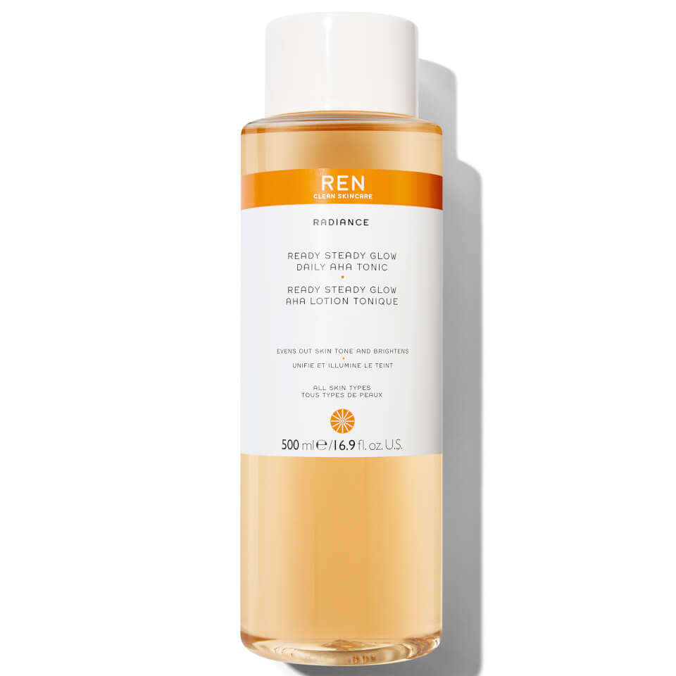 REN Clean Skincare Supersize Ready Steady Glow Daily AHA Tonic 500ml