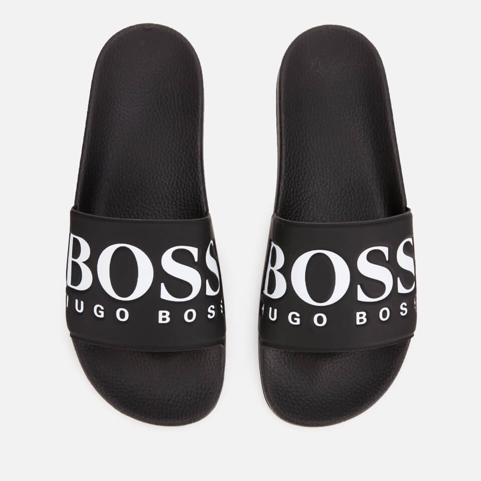BOSS Hugo Boss Men s Solar Slide Sandals Black Allsole