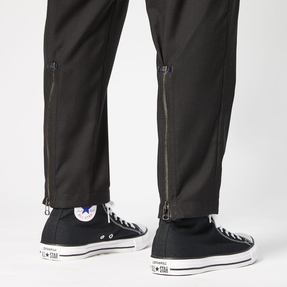 OAMC Men's Cropped Zip Pants - Black | Coggles OAMC Men's Cropped Zip Pants - Black | Coggles