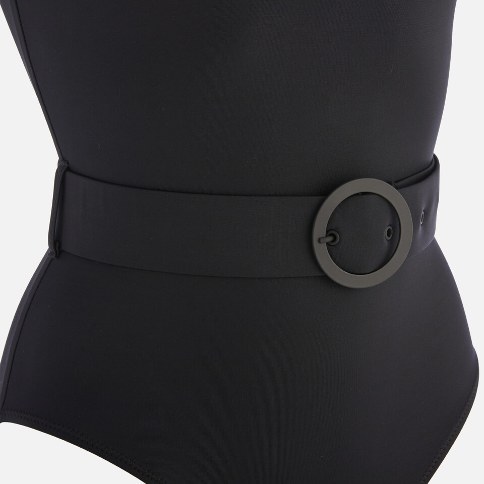 Solid & Striped Women's The Nina Belt Swimsuit - Black