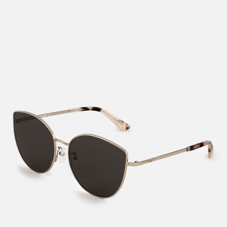 McQ Alexander McQueen Women's Metal Square Frame Sunglasses - Gold