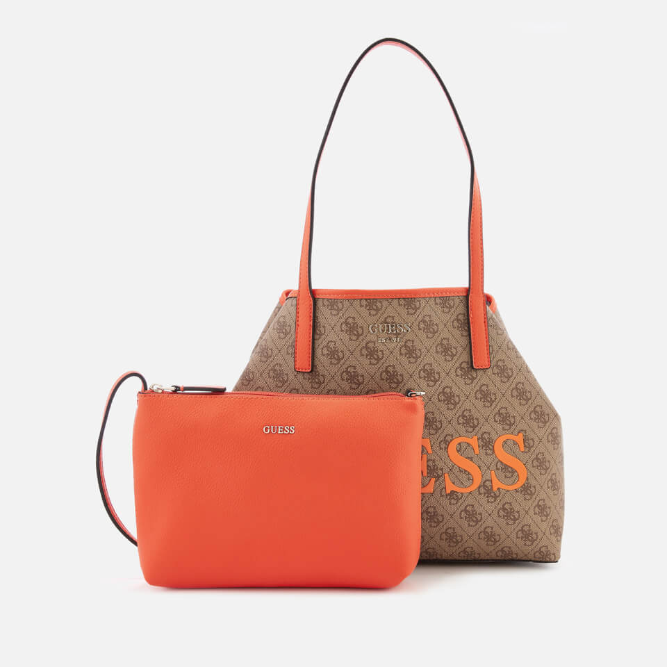 Guess Women's Vikky Tote Bag - Brown/Orange