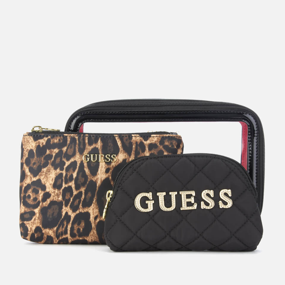 Guess Women's Famous All-in-One Wash Bag - Black