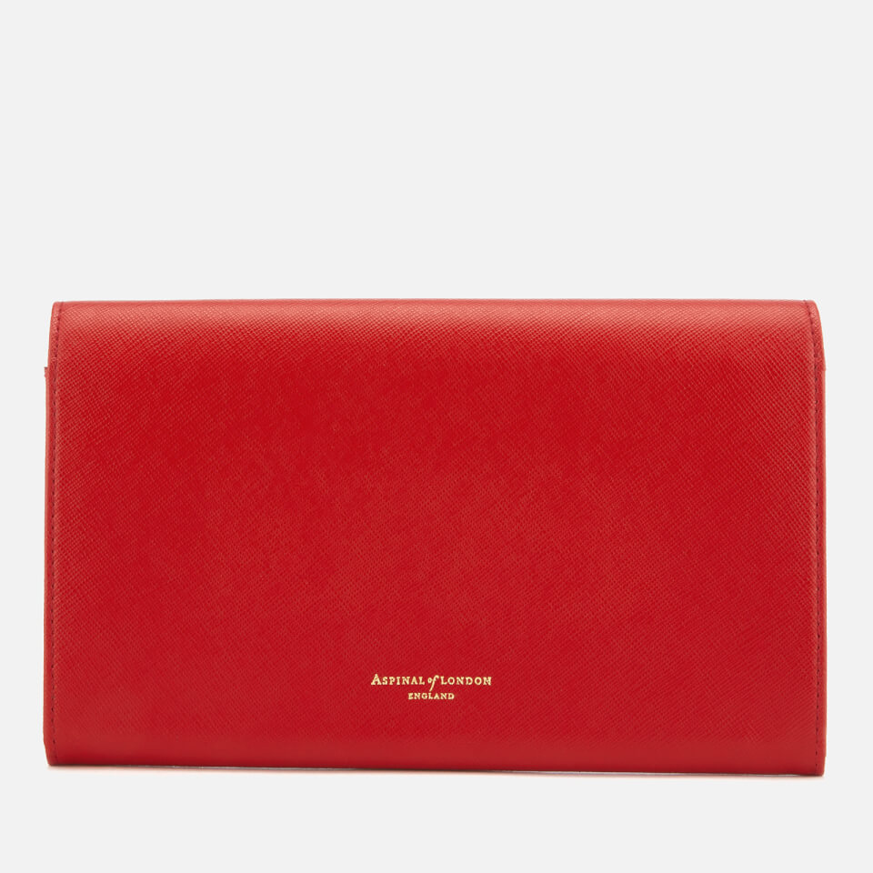 Aspinal of London Women's Travel Wallet - Classic - Scarlet
