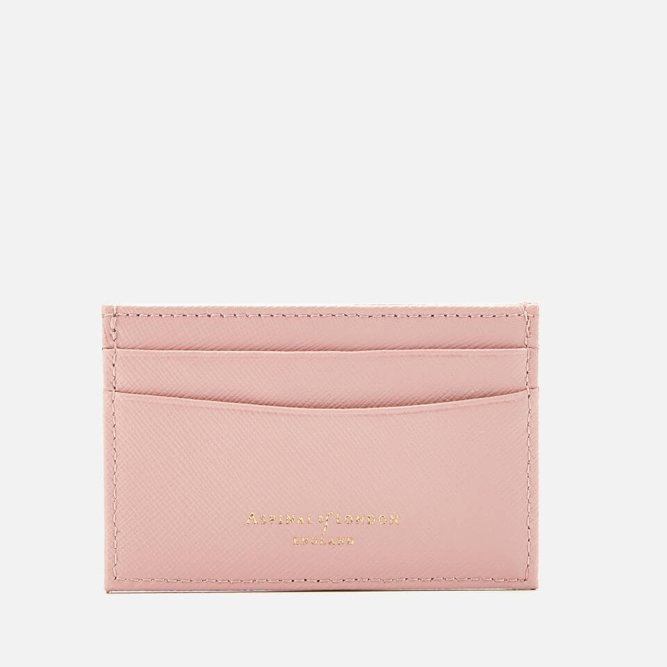 Aspinal of London Women's Slim Credit Card Case - Peony