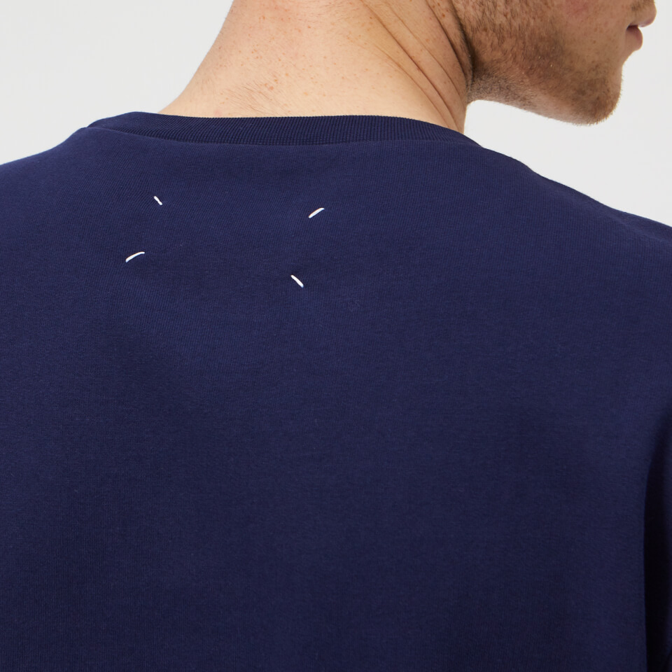 Maison Margiela Men's Basic Elbow Patch Sweatshirt - Ink Maison Margiela Men's Basic Elbow Patch Sweatshirt - Ink