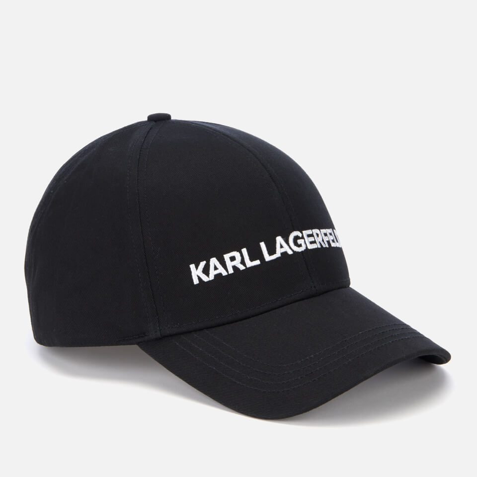 Karl Lagerfeld Women's Karl's Essential Logo Cap - Black