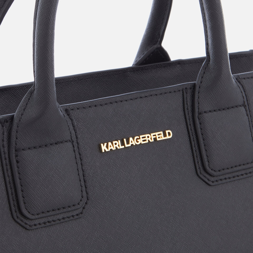 Karl Lagerfeld Women's K/Klassik Tote Bag - Black/Gold