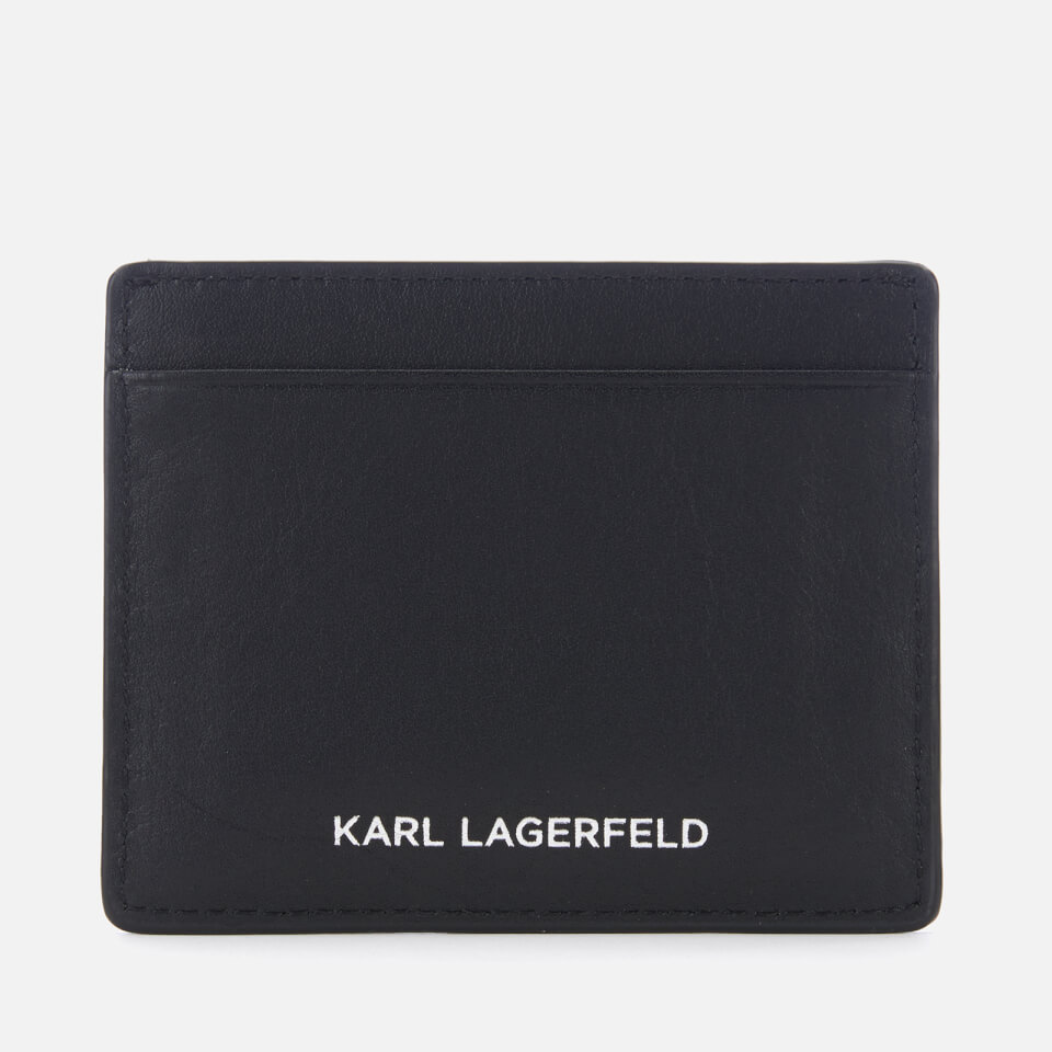 Karl Lagerfeld Women's K/Klassik Pins Card Holder - Black