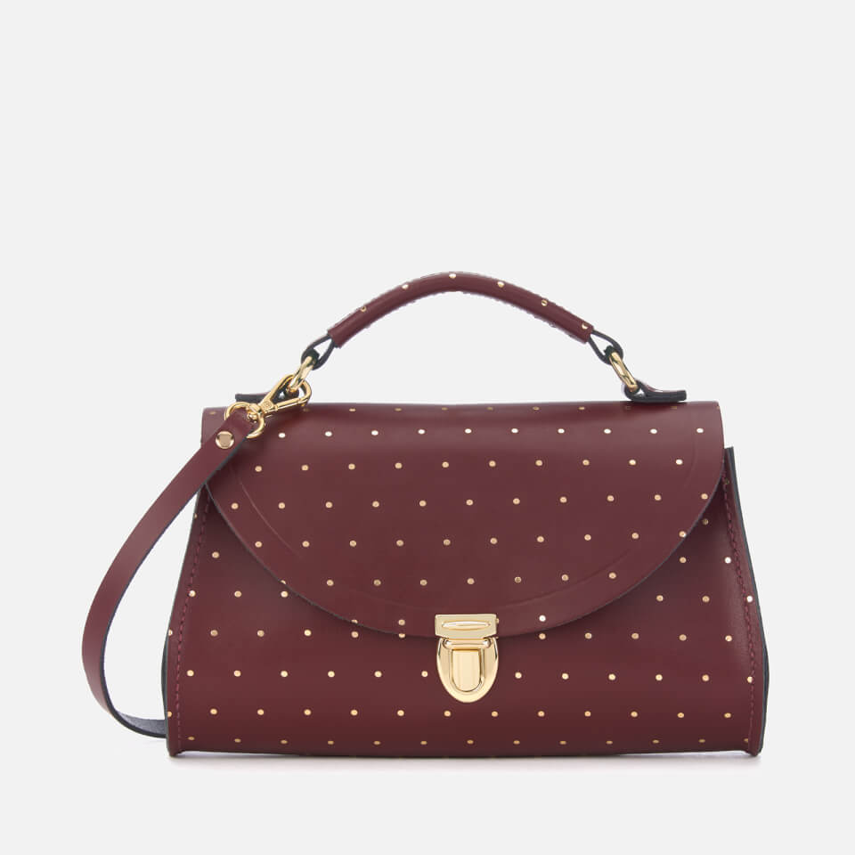 The Cambridge Satchel Company Women's Mini Poppy Bag - Gold Dot Oxblood