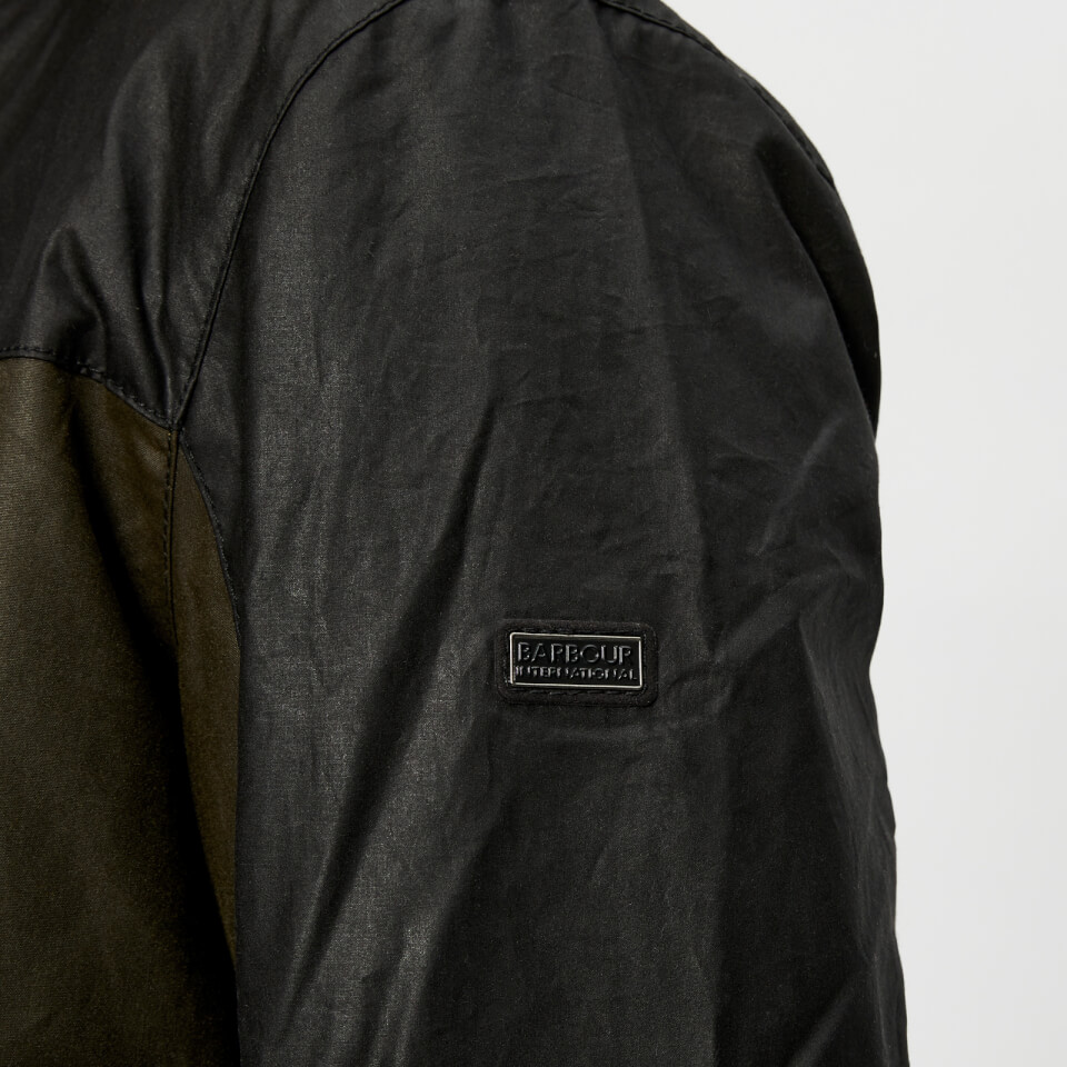 Barbour international hotsell lanark waxed jacket