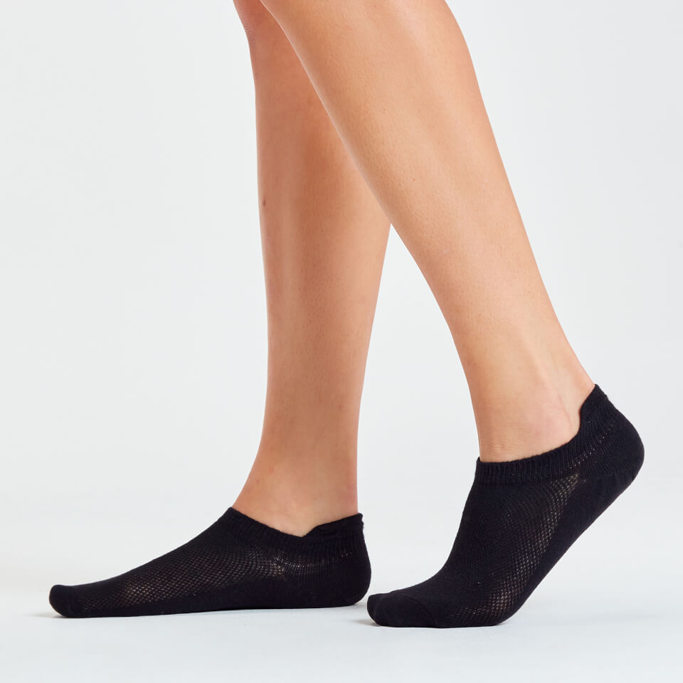 MP Women's Ankle Socks - Black (3 Pack)