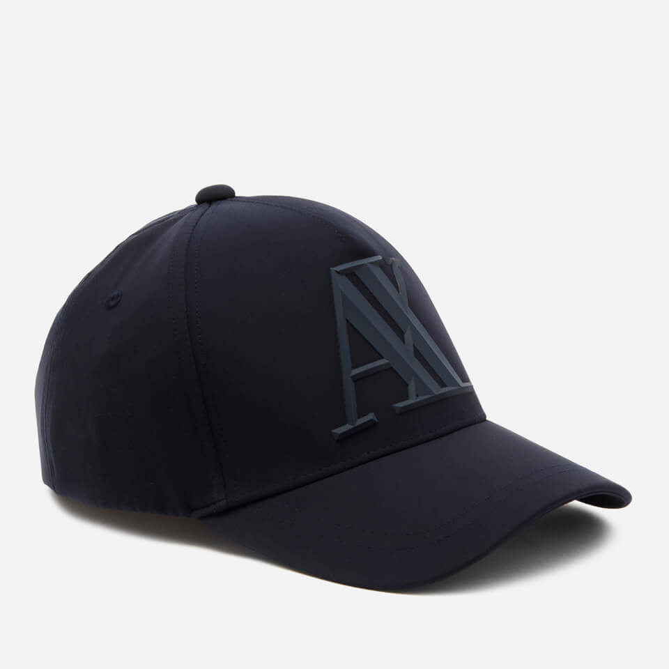 Armani Exchange Men's Rubber Logo Cap - Navy