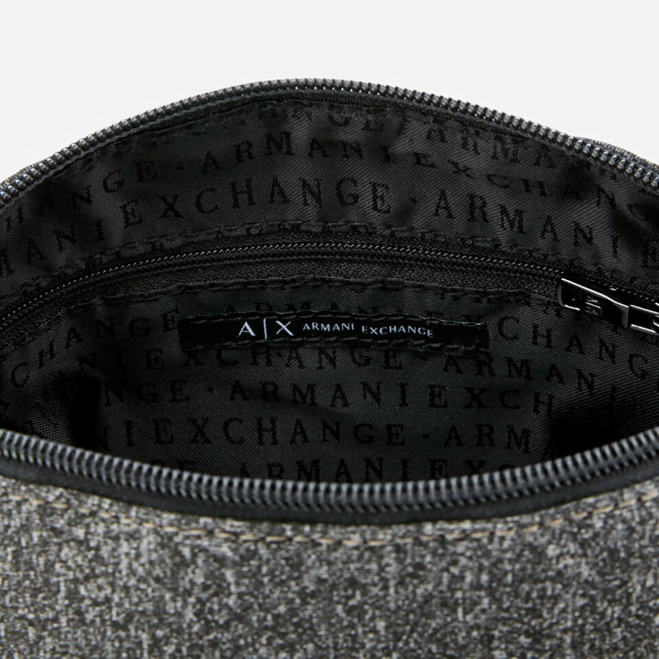 Armani Exchange Men's Small Cross Body Bag - Dark Grey/Black