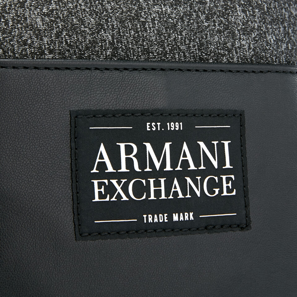 Armani Exchange Men's Small Cross Body Bag - Dark Grey/Black