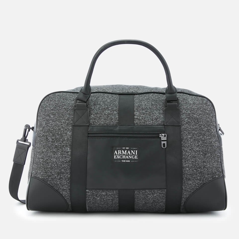 Armani Exchange Men's Duffle Bag - Dark Grey/Black