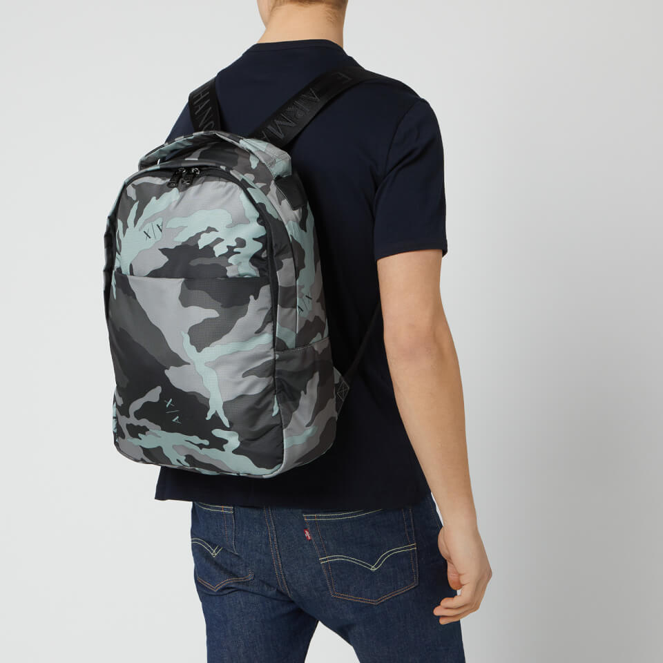 Armani Exchange Men's Backpack - Camouflage