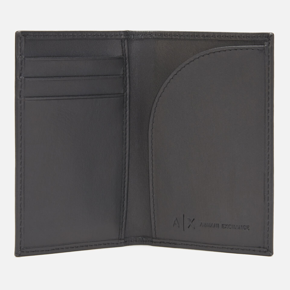 Armani Exchange Men's Folded Credit Card Holder - Nero