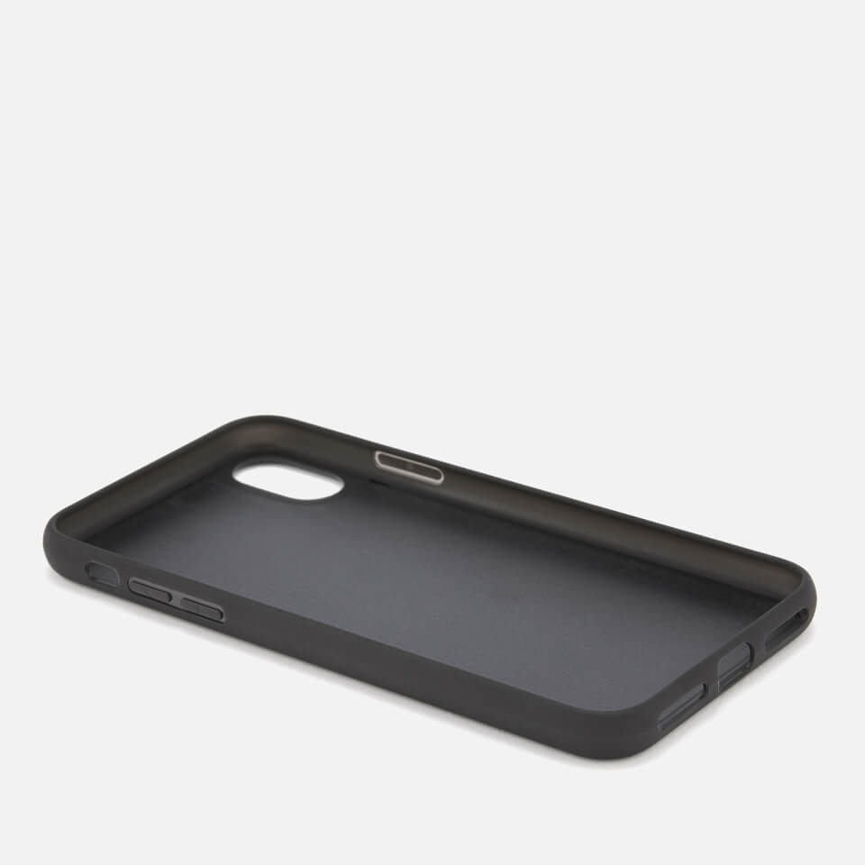 【MAISON MARGIELA】BLACK RUBBERIZED PHONE CASE Maison Margiela iPhone 16 Phone Cover (Black) – CNCPTS