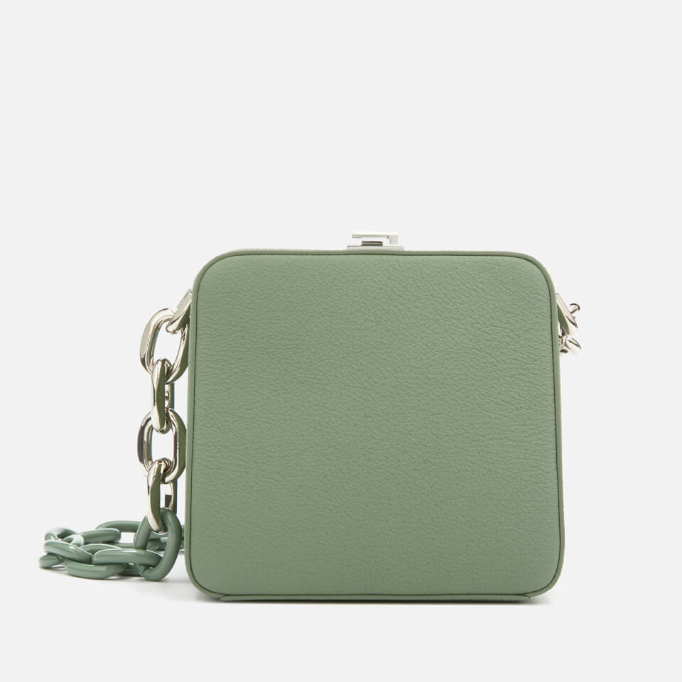The Volon Women s Cube Chain Bag Military