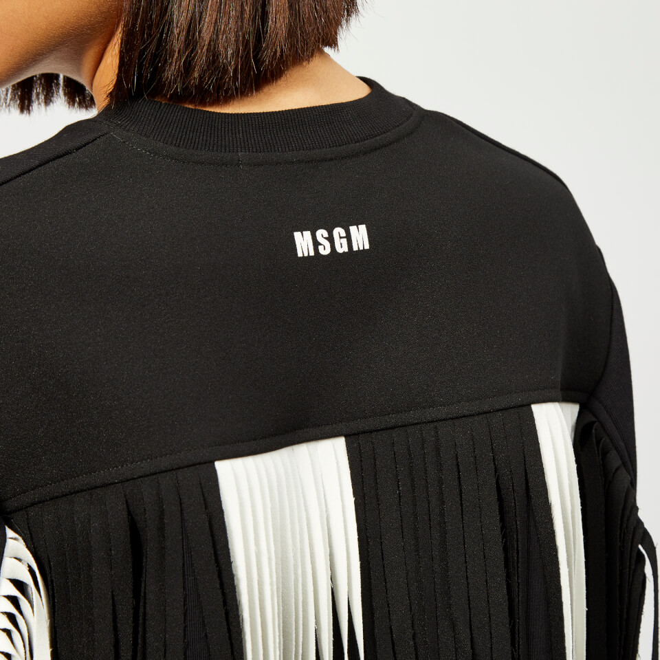 Msgm fringe sweater online