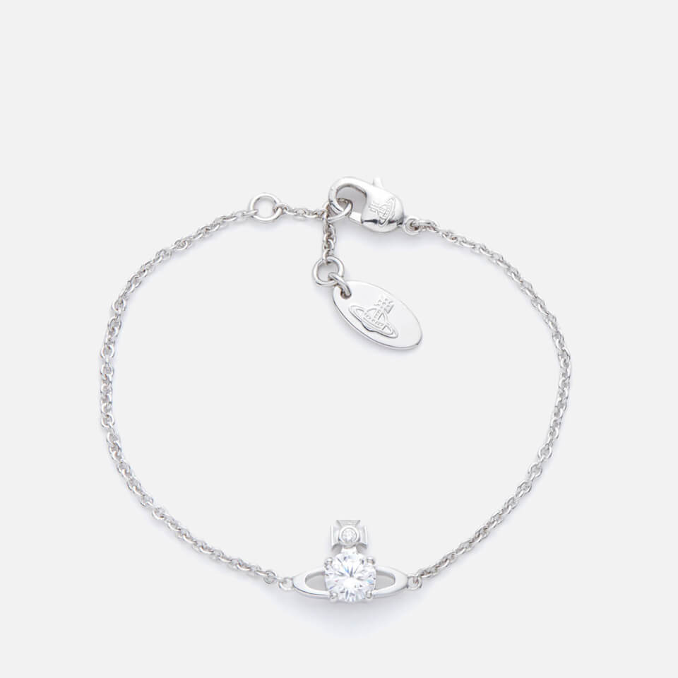 Vivienne Westwood Women's Reina Small Bracelet - White/Rhodium