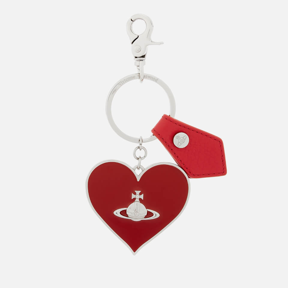 Vivienne Westwood Women's Balmoral Mirror Heart Gadget Keyring - Red