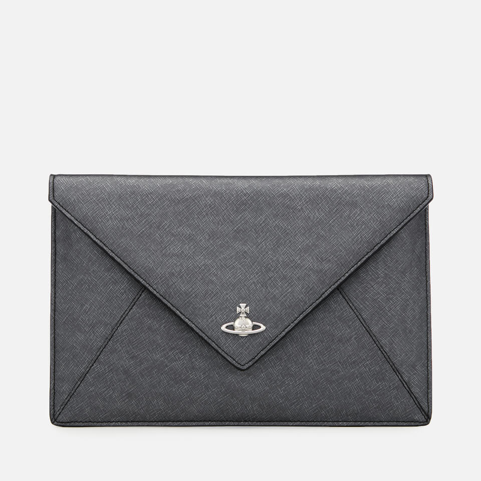 Vivienne Westwood Women's Victoria Envelope Clutch Bag - Anthracite