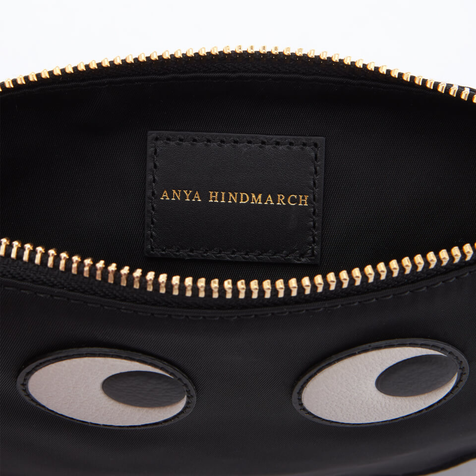 Anya Hindmarch Women's Nylon Happy Eyes Pouch - Black