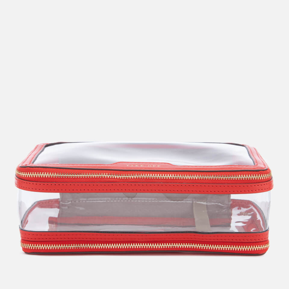 Anya Hindmarch Women's In Flight Cosmetic Case - Red