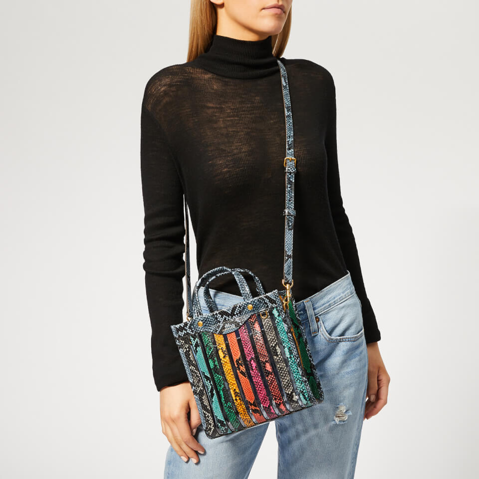 Anya Hindmarch Women's Mini Multi Stripes Tote Bag - Multi