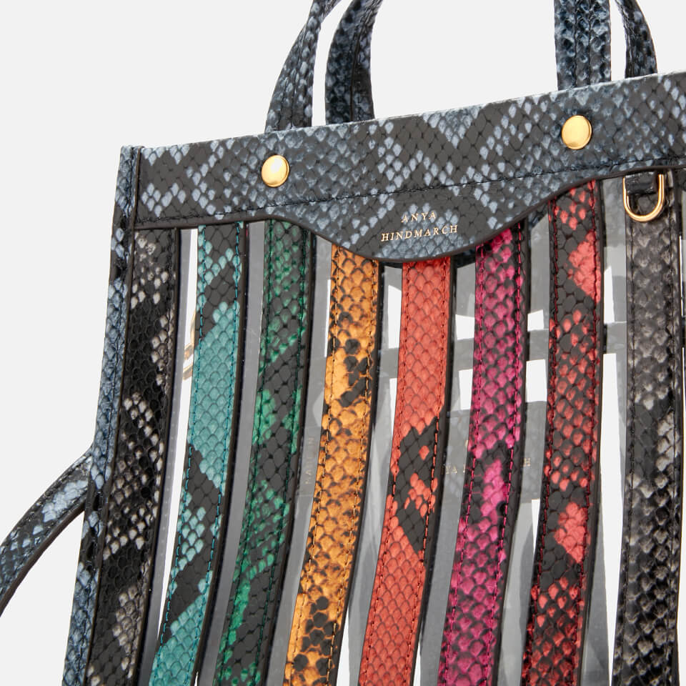 Anya Hindmarch Women's Mini Multi Stripes Tote Bag - Multi