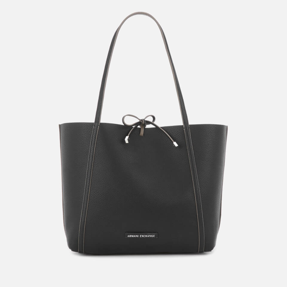 Armani Exchange Women's Reversible Tote Bag - Taupe/Black