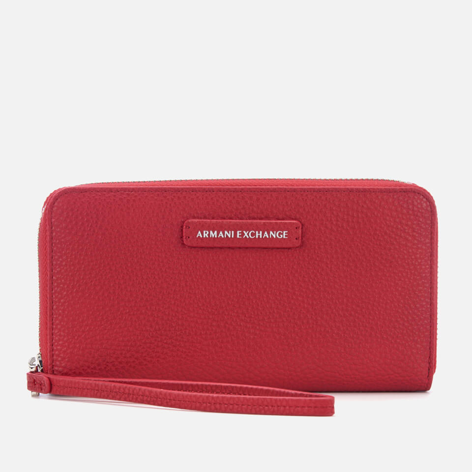 Armani Exchange Women's Wristlet Purse - Royal Red