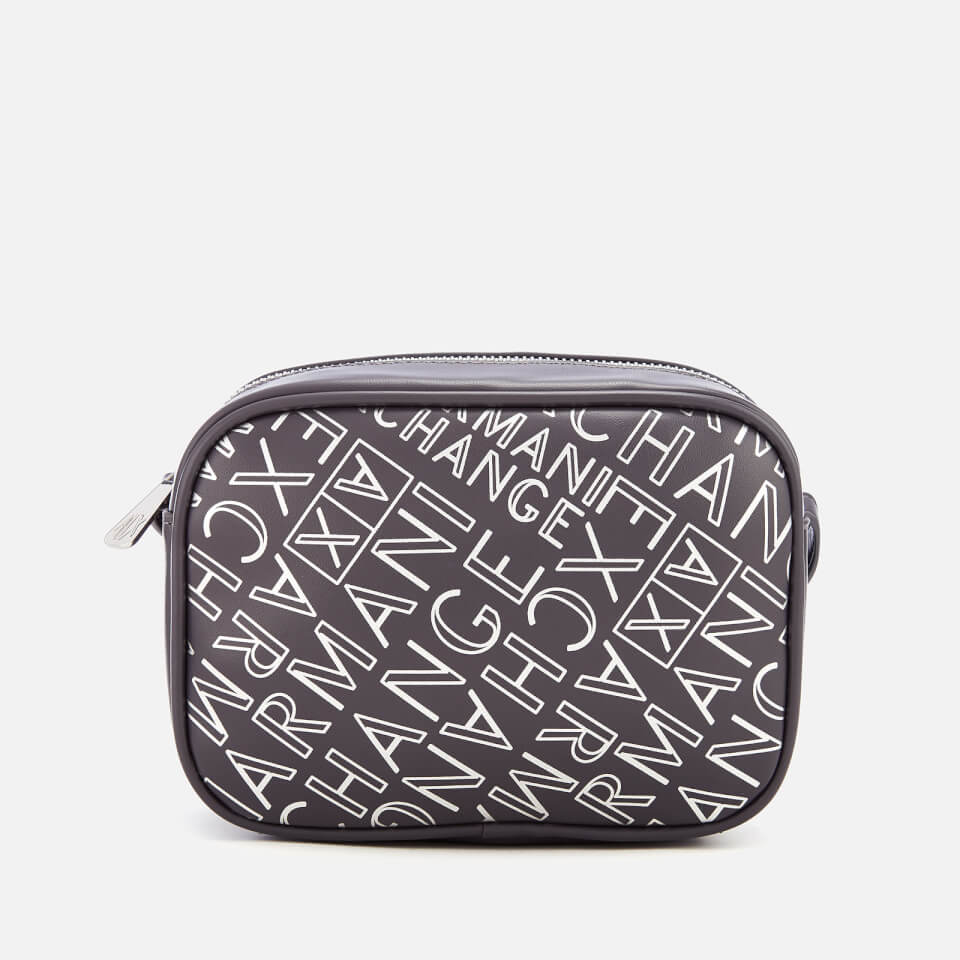 Armani Exchange Women's Small Logo Cross Body Bag - Anthracite/Argento