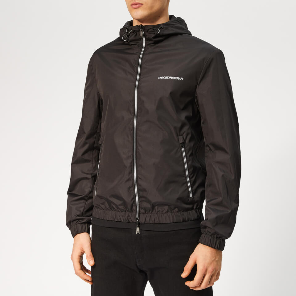 Emporio Armani Men's Zigzag Quilted Down Jacket | Neiman Marcus