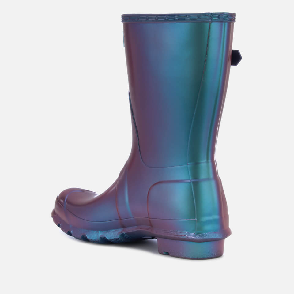 Hunter Women s Original Short Nebula Wellies Wave Blue Allsole