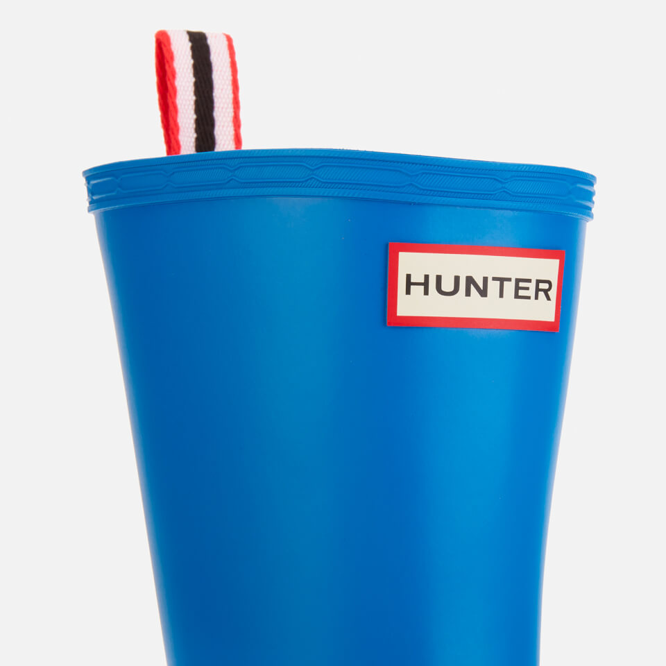 Bucket blue hunter boots shop