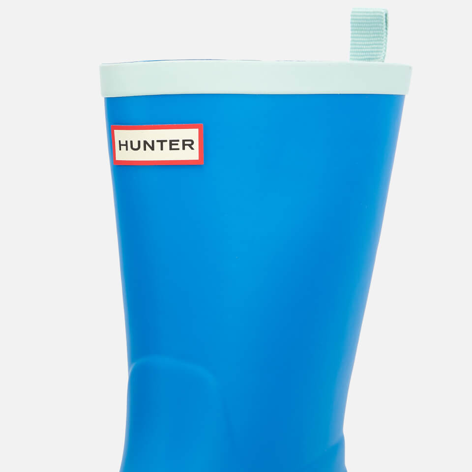 Bucket blue hunter boots cheap