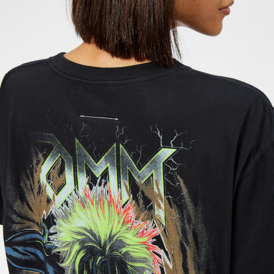 MM6 Maison Margiela: ホワイト グラフィックTシャツ | SSENSE 日本