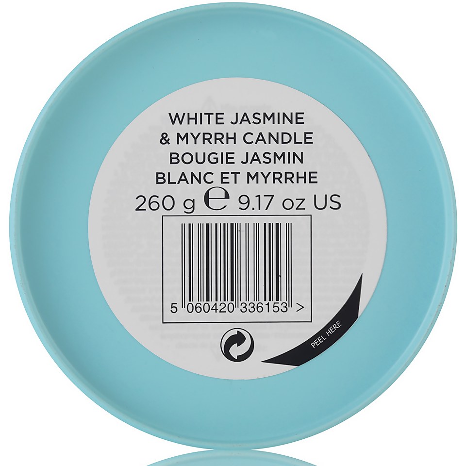 Sanctuary Spa White Jasmine Candle 260g