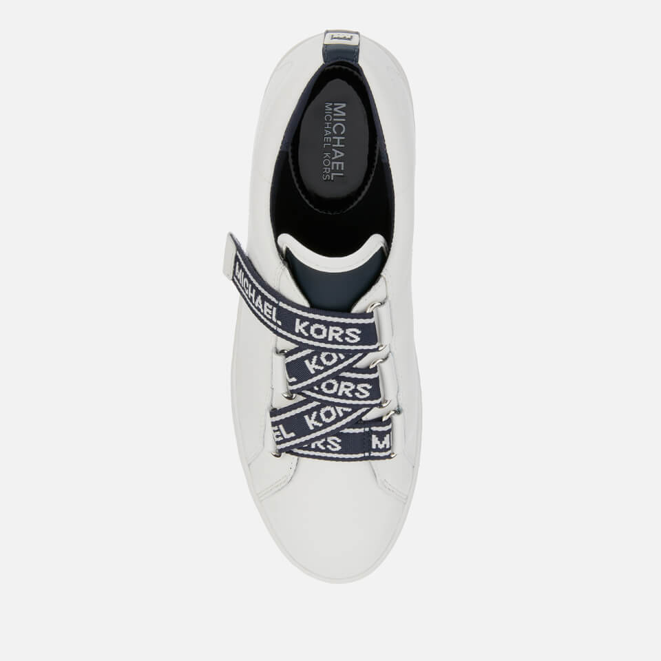 Michael michael kors casey logo tape 2025 leather sneaker