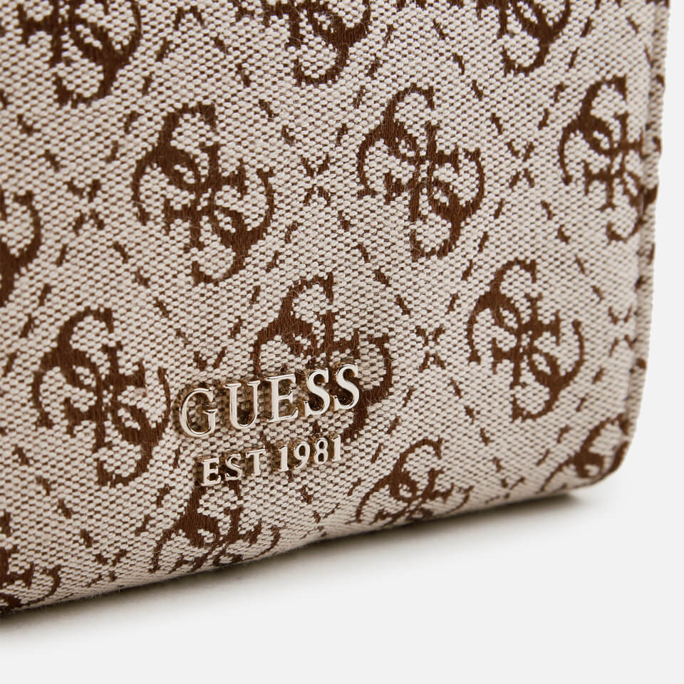 Guess Women's Vintage Small Trifold Wallet - Brown