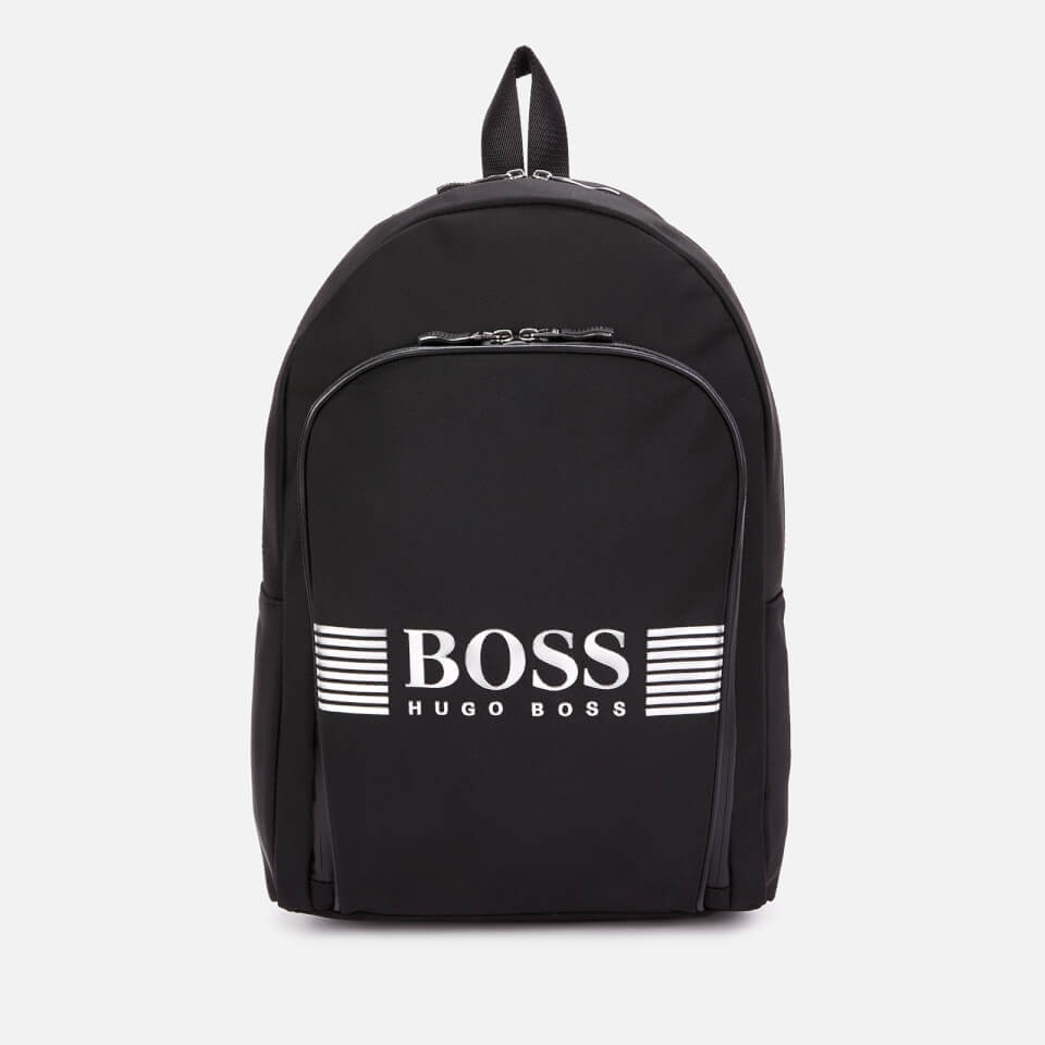 BOSS Men's Pixel Nylon Backpack - Black/White Logo