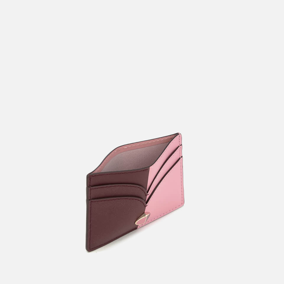 Kate Spade New York Women's Nicola Bi Colour Card Holder - Roasted Fig/Rococo Pink