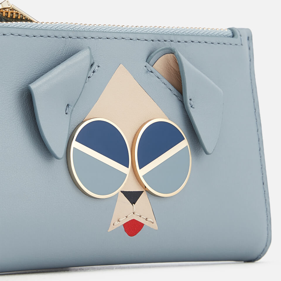 Kate Spade New York Women's Spademals Mod Dog Wallet - Horizon Blue