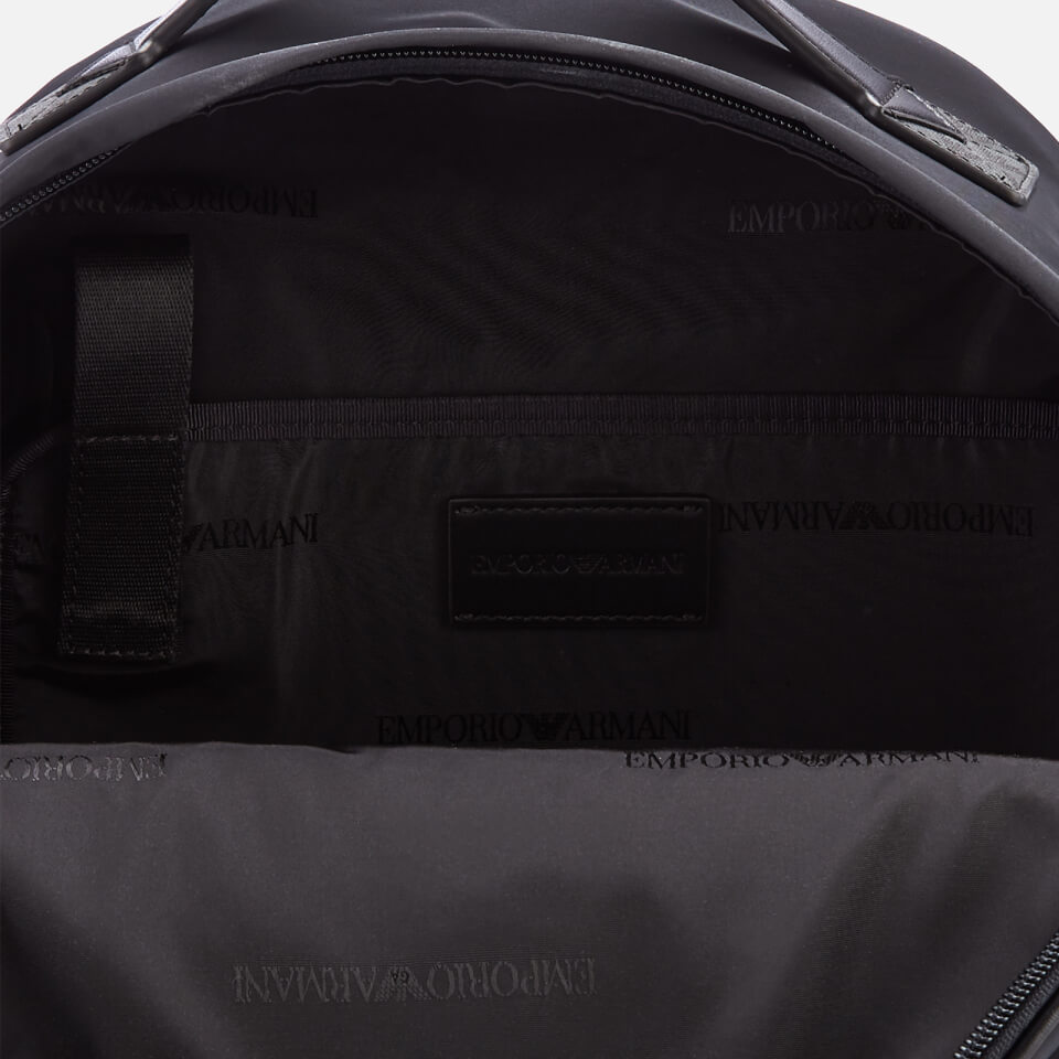 Emporio Armani Men's Nylon Backpack - Grey/black