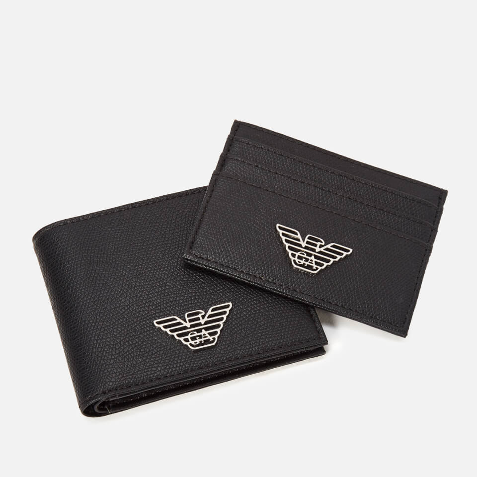 Emporio Armani Men's Wallet Gift Box - Black