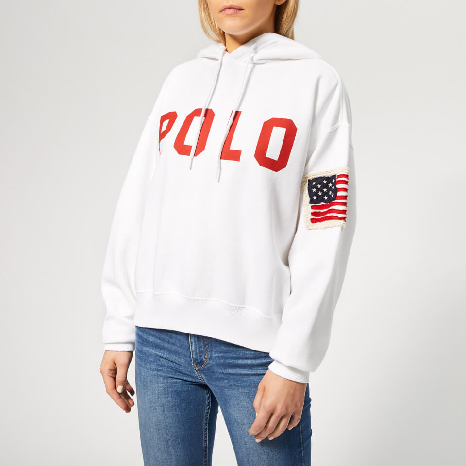 Polo Ralph Lauren Women s Relaxed Polo Hoodie White Coggles